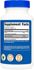 Nutricost Calcium Dglucarate 500Mg 120 Capsules Gluten Nongmo Vegetarian Friendly