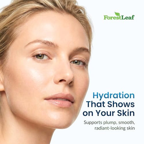 Forestleaf Hyaluronic Acid Supplements 100Mg High Bioavailable Dietary Hyaluronic Acid Powder Capsules 50Mg Vit C Supports Skin Hydration Joint Lubrication Anti-Aging Hair & Nails 120 Caps