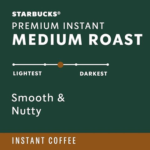 Starbucks Premium Instant Coffee Medium Roast, 3 Tins 3.17 oz | 100% Arabica premium instant and microground coffee; Medium Roast; 3 tins, 3.17 oz each