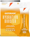 Gatorade Hydration Booster Electrolyte Drink Mix Powder Packets Citrus Berry Advanced Electrolyte Blend No Added Colors No Artificial Sweeteners Essential Vitamins A C B3 B5 B6 Makes 20 Fl Oz (6 Pack)