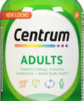 Centrum Adult Multivitamin/Multimineral Supplement With Antioxidants, Zinc, Vitamin D3 And B Vitamins, Gluten Free, Non-Gmo Ingredients - 200 Count (Pack Of 2)