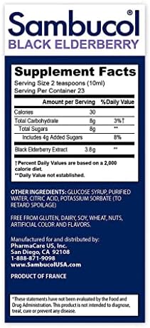 Sambucol Sambucol Black Elderberry Syrup (1X7.8 Oz)