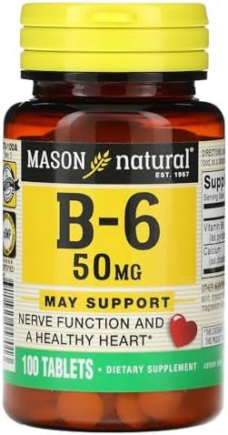Mason Natural B6 100 Tablets