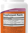 Now Foods Supplements Lutein & Zeaxanthin With 25 Mg Lutein And 5 Mg Zeaxanthin 60 Softgels