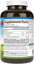 Carlson SuperC Complex Vitamin C + Bioflavonoids Immune Function and Optimal Wellness Antioxidant 250 Vegetarian Tablets