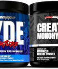 Prosupps Hyde Signature Sustained Pre-Workout Blue Razz 30-Servings And Creatine 300 Bundle
