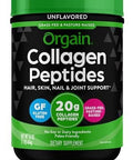 Amazing Grass Greens Superfood Blend With Organic Spirulina Digestive Enzymes 100 Servings & Orgain Hydrolyzed Collagen Peptides Powder 20G Grass Fed Collagen Hair Skin Nail & Joint