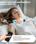 Gysien Neck Massager Neck And Shoulder Relaxer With Heat 3 Modes Portable Pillows For Pain Relief And Muscle Relax 26 Angle Cervical Traction Device For Back Shoulder