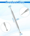 Liqwei Acupuncture Pen Fascia Release Tools Reflexology Tools Ear Body Point Probe Tip Stainless Steel Relax Trigger Point Massage Fascia Tool For Deep Tissue 1 Pc