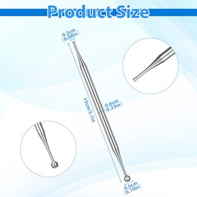 Liqwei Acupuncture Pen Fascia Release Tools Reflexology Tools Ear Body Point Probe Tip Stainless Steel Relax Trigger Point Massage Fascia Tool For Deep Tissue 1 Pc