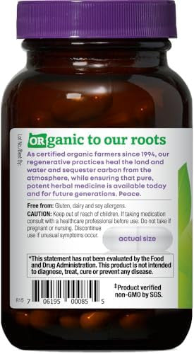 Oregon'S Wild Harvest Organic Milk Thistle Dandelion Capsules Liver Support Extract Standardized To 80% Silymarin 90 Count