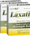 HealthA2Z Laxative Bisacodyl 5mg Gentle and Fast Overnight Relief for Constipation