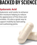 Force Factor Hyaluronic Acid Supplements Hyaluronic Acid Capsules For Joint Health And Skin Hydration Joint Health Supplement For Women And Men High Potency Vegan 60 Capsules