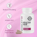 BosleyMD Womens Healthy Hair Growth Supplements for Thicker Fuller Hair
