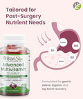Barislim Advanced Bariatric Multivitamin Gummies - Specially Formulated Bariatric Vitamins For Patients After Weight Loss Surgery - Supports Energy & Immune Health Cherry (90 Vegan Gummies)