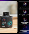 Mitoq +Liver Premium Coq10 Antioxidant - Contains Mitoquinol Mesylate Choline Milk Thistle Selenium - Supports Metabolism Liver Health Bodyâ€™S Natural Detoxification & Cell Vitality (60 Capsules)