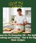 HASSY Avocado Oil 100% Pure , Cooking & Baking, High Smoke Point, Non-GMO, Kosher , 17.2 fl oz, 510 ML - Created by Avocado Farmers Ã¢â‚¬â€œ High-Heat, Frying, Grilling & Everyday Cooking - Keto & Paleo Friendly - Single Origin