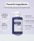 Heimish Rx Amino Biotin Revitalizing Shampoo Hair Treatment For Gentle Cleansing Hydrating Volumizing Itchiness Relief For All Types Of Hair & Scalp With Amino Acid Biotin 400Ml (13.52 Fl.Oz)