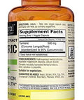Mason Natural Turmeric Healthy Inflammatory Response Improved Joint And Muscle Health Herbal Supplement 60 Veggie Caps
