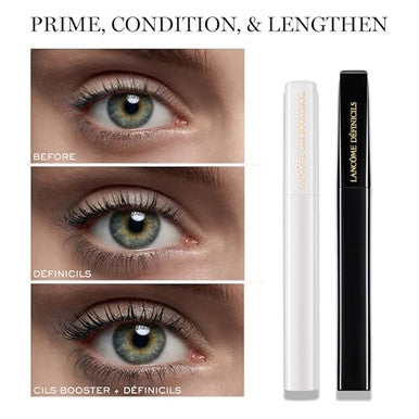 Lanc Me D Finicils Waterproof Defining & Lengthening Mascara Lengthen & Define Vitamin B5 Enriched Smudge And Clump-Free Non-Flaking Formula Gentle For Sensitive Eyes - Waterproof Black