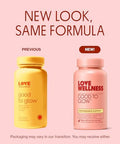 Love Wellness Good To Glow Collagen Supplement With Biotin Vitamin C E Ashwagandha & Zinc Promotes Smooth Glowing & Clear Skin Enhances Smoothness & Promotes Healthy Skin 60 Count