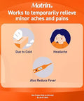 Motrin IB Ibuprofen 200mg Tablets for Fever Muscle Aches Headache & Back Pain Relief 100 ct.