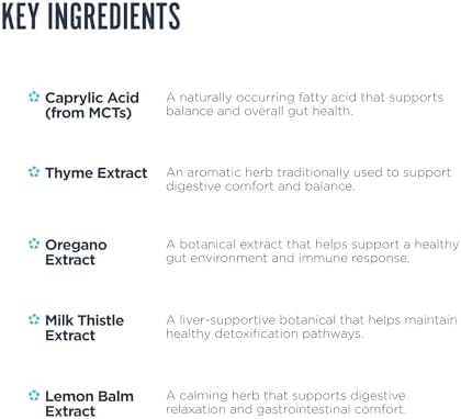 Revive Md Gut Health Supplements For Men & Women - Daily Gut Repair & Digestive Health Support Formula With Thyme Oregano & Milk Thistle - Vegan-Friendly Gluten- - 60 Vegetarian Capsules