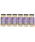 Sonoma Gourmet Roasted Garlic Alfredo Sauce, Made With Real Cream and Fresh Roasted Garlic, No Sugar Added, No Seed Oils, 15.5oz Jars (Pack of 6)