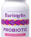 Barimelts Probiotic, 5 Billion Cfu, 60 Fast-Dissolving Tablets (2-Month Supply), Sugar- Probiotics For Women, Support Gut Health After Bariatric Surgery, Natural Cherry FlavorÃƒÂ¢Ã¢â€šÂ¬Ã¢â‚¬Â¹