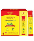 TEAZEN Apple Cider Vinegar Drink Powder Packets Ã¢â‚¬â€œ On-the-Go Wellness with 1500mg ACV, Sugar-Free, Postbiotics, 30 Counts | Supports Digestion & Metabolism