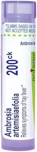 Boiron Ambrosia Artemisiaefolia 200Ck Homeopathic Medicine For Symptoms Of Hay Fever 80 Pellets
