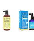 Pura D'Or Anti-Thinning Biotin Shampoo Clinically Tested Dht Blocker & Scalp Therapy Energizing Scalp Serum Revitalizer (4Oz) With Argan Oil Biotin