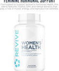 Revive Md Hormone Balance For Women - Hormone Support With Myo-Inositol Chaste Berry Dim Vitamin C & E And Evening Primrose Oil - Women'S Health Supplements For Hormonal Balancing - 180 Capsules