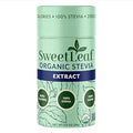 SweetLeaf Organic Pure Stevia Powder Shaker Jar, Sugar Free- 0.9 Oz, 1 Pack | Zero Calorie Sweetener No Erythritol, Stevia Leaf Extract, Natural Sugar Substitute for Coffee & Baking