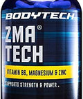 Bodytech Zma Supplement Zinc Magnesium & Vitamin B6 Supports Muscle Recovery Sleep Quality & Immune Health (90 Capsules)