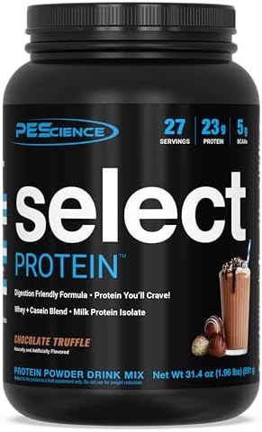 Pescience Lean Mass Stack â€“ Select Low Carb Whey + Casein Protein Powder & Trucreatine+ Creapure Creatine Monohydrate â€“ Muscle Growth Recovery & Strengthâ€“ Chocolate Truffle 27 Servings + 30 Serving