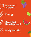 Herbion Naturals Multivitamin Gummies For Kidsimmune Support With Vitamin C D3 B12 A E & Zincstrawberry Flavorgluten Vegan Chewable Gummy Vitamins90 Ct