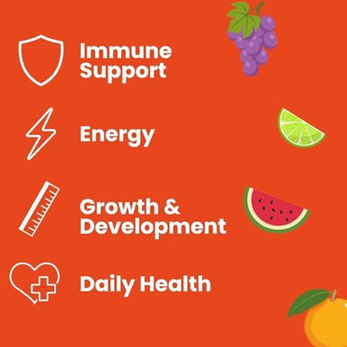 Herbion Naturals Multivitamin Gummies For Kidsimmune Support With Vitamin C D3 B12 A E & Zincstrawberry Flavorgluten Vegan Chewable Gummy Vitamins90 Ct