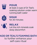 Dr Teal'S Pure Epsom Magnesium Salt Soaking SolutionMenstrual Relief With Herbal Plant Complex & Essential Oils 3 Lbs (Pack Of 4)