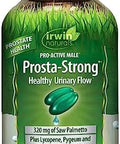 Irwin Naturals Prostastrong 90 Softgels Prostate Health Support With Saw Palmetto Lycopene & Pumpkin Seed Supports Urinary Flow