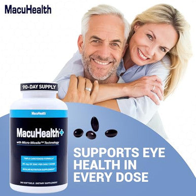 Macuhealth Plus+ Eye Vitamins Supplement For Adults
