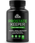 Herbame Prostate Support Supplement For Men With Saw Palmetto Pygeum Bark 120 Capsules