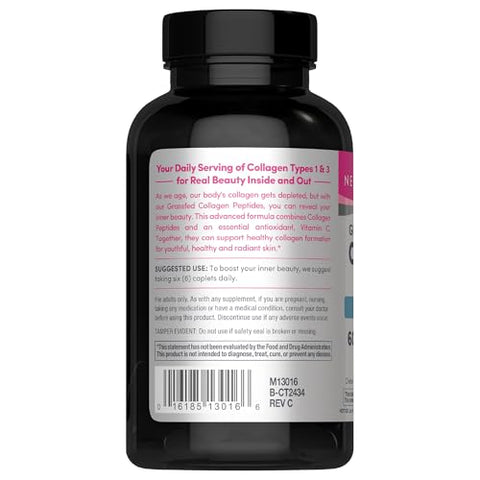 Neocell Collagen Peptides Pills 360 Caplets With Vitamin C Supplement For Women And Men