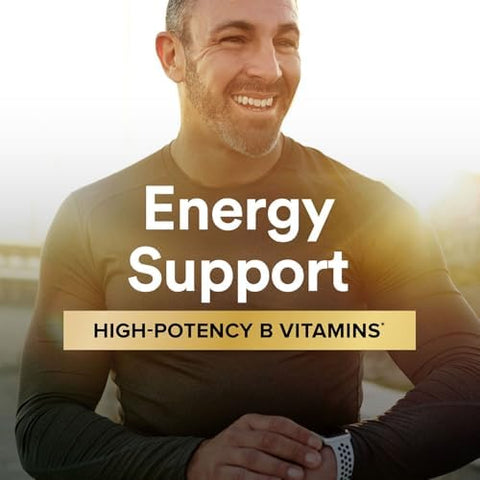 GNC Mega Men Multivitamin Caplets Clinically Proven to Feel Better Immune Support Energy Support Antioxidants B Vitamins Vitamin D3 Timed Release 180 count 90 day supply