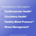 O Positiv Meno Heart Blood Pressure Support Capsules Daily Support For Healthy Circulation Stress Management & Blood Pressure With Coq10 Beets Pine Bark & Saffron 30 Servings