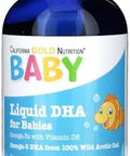 California Gold Nutrition Baby'S Dha Omega3S With Vitamin D3 1050 Mg 2 Fl Oz (59 Ml)
