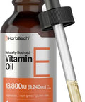 Horbaach Vitamin E Oil 13800 IU 1oz Naturally Sourced Liquid Supplement Vegetarian NonGMO and Gluten Free Formula