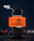 Tyenaza Breath Alcohol Tester Black Portable Sensitive High Accuracy Air Blowing Alcohol Tester With 5 Mouthpieces For Personal & Professional Use