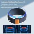 Asopal Heated Lumbar Massager With Inflatable Airbag Support Vibration & Heat 3 Independent Modes Lower Back Massager Cordless Rechargeable Remote Control For Sore Muscle Relaxation And Daily Comfort