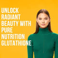 Pure Nutrition LGlutathione 500Mg 30 Effervescent Tablets (15X2) With Vitamin C and Saffron Orange Flavour Supports Skin Immunity and Daily Wellness